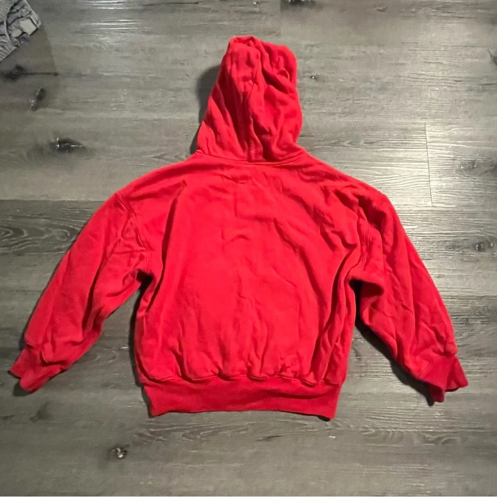 YZY Gap Yeezy Double Layer Hoodie Youth Size Medium Red Unisex Kids Kanye West